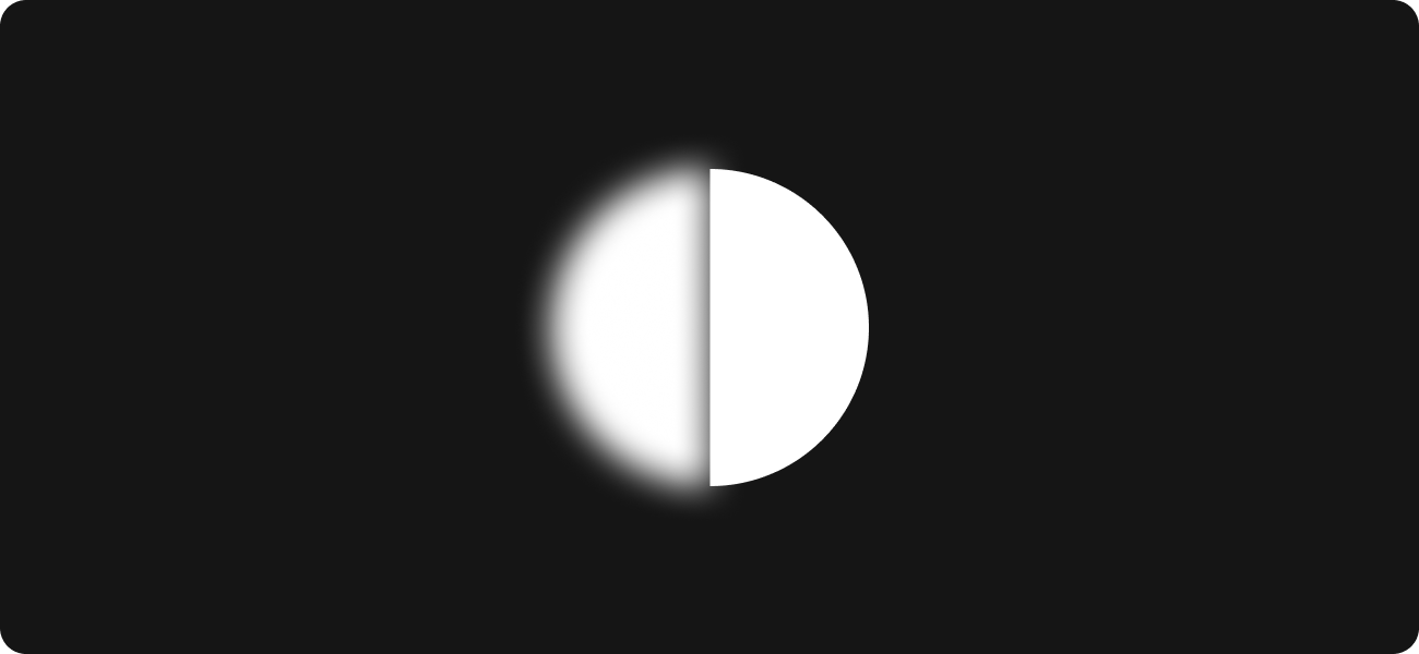 Half black circle illustration – Clarity Is a Leadership Discipline by Marcello Genovese