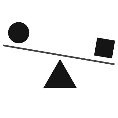 Balance scale illustration – How Marcello Genovese Learned to Balance Speed and Trust in Product Development